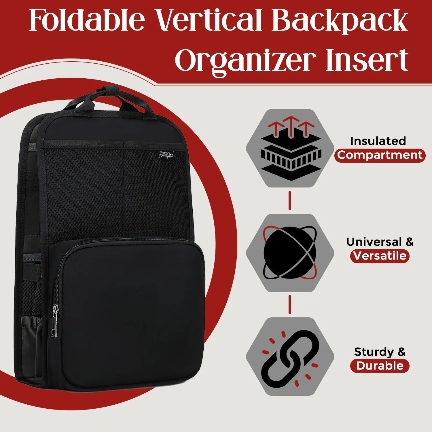 FlexPack Urban – The Ultimate Backpack Organizer for Work & Commute