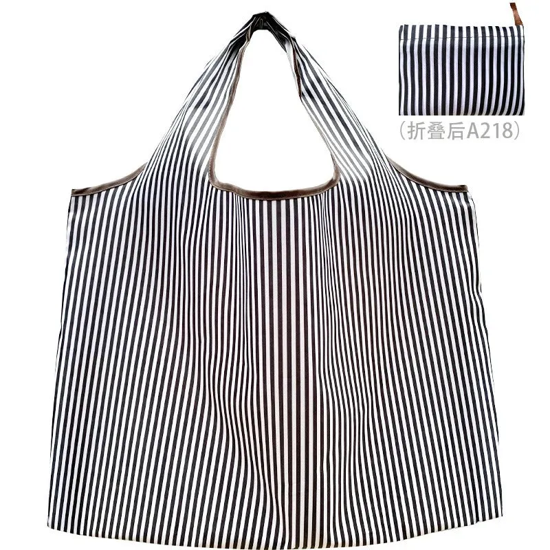 Foldable Reusable Shopping Bags – Large Size, Eco-Friendly Nylon Tote for Women