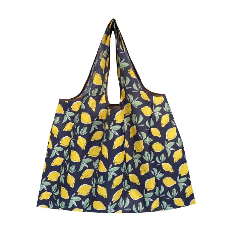 Foldable Reusable Shopping Bags – Large Size, Eco-Friendly Nylon Tote for Women
