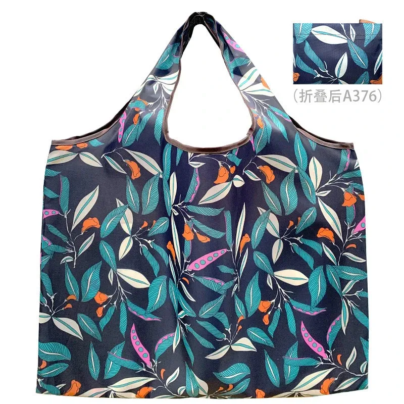 Foldable Reusable Shopping Bags – Large Size, Eco-Friendly Nylon Tote for Women