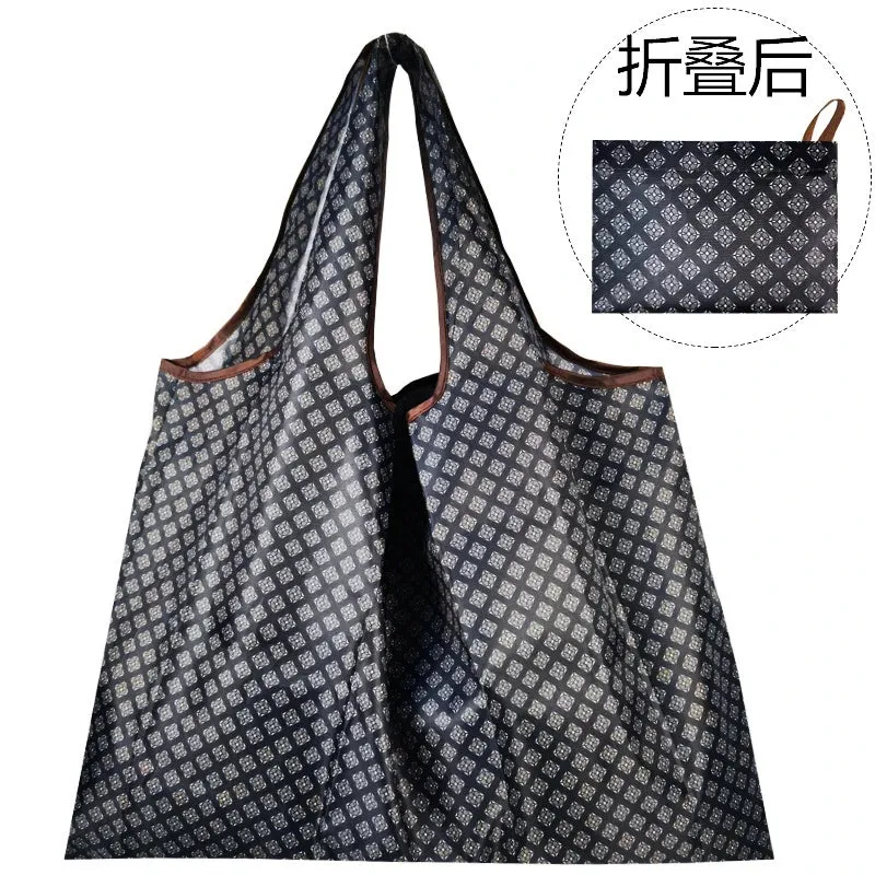 Foldable Reusable Shopping Bags – Large Size, Eco-Friendly Nylon Tote for Women