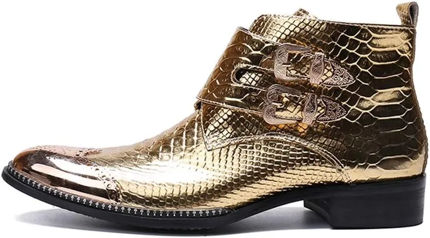 For Men Ankle Boots Zip Wing Tip Monk Strap Men Boots Holiday Party Office Business For Show The First Layer Of Cowhide