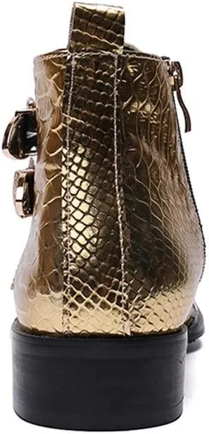 For Men Ankle Boots Zip Wing Tip Monk Strap Men Boots Holiday Party Office Business For Show The First Layer Of Cowhide