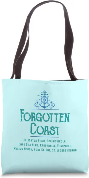 Forgotten Coast Florida Nautical Design Tote Bag