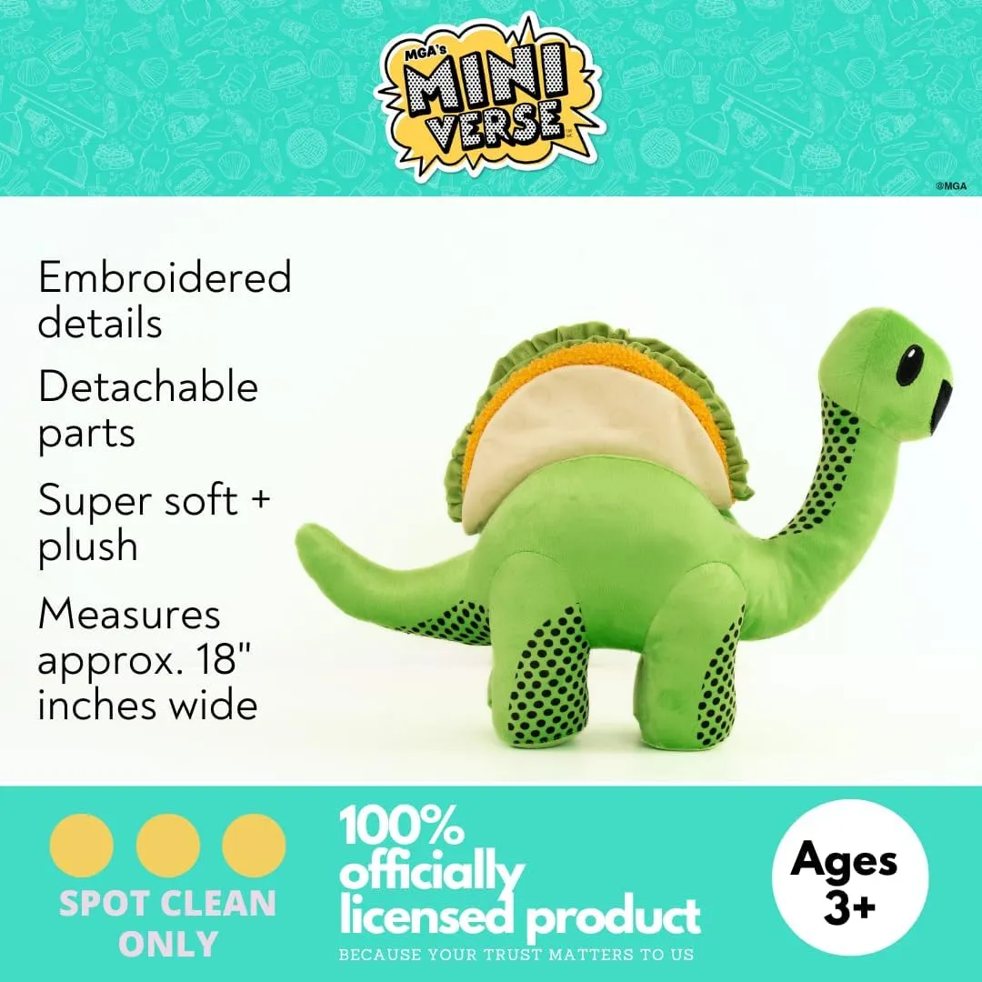 Franco Bedding Super Soft Plush Decorative Cozy Throw Cuddle Pillow, Standard, Miniverse-Tacosaurus