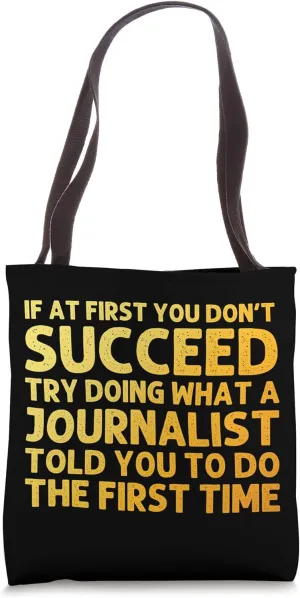 Funny Journalist Design For Men Women Journalism Journalist Tote Bag