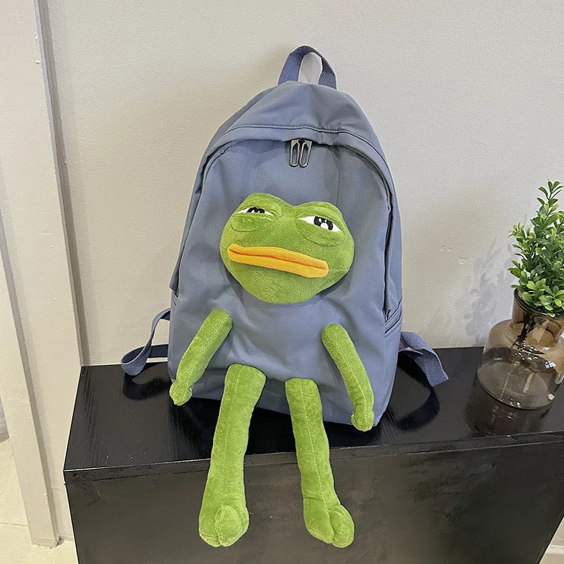 Funny Ugly Moe Cute Student Backpack