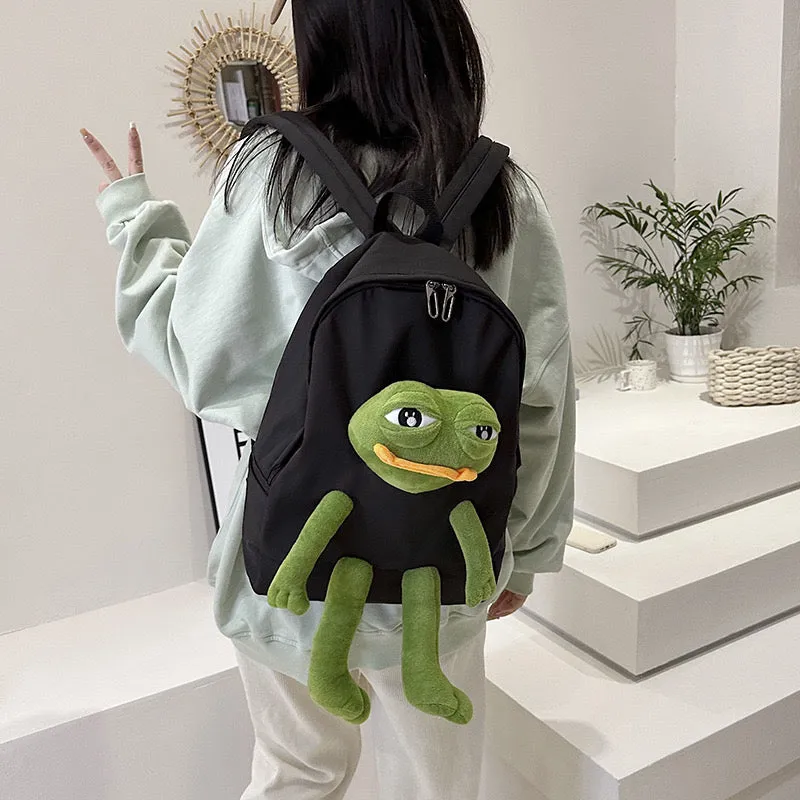 Funny Ugly Moe Cute Student Backpack