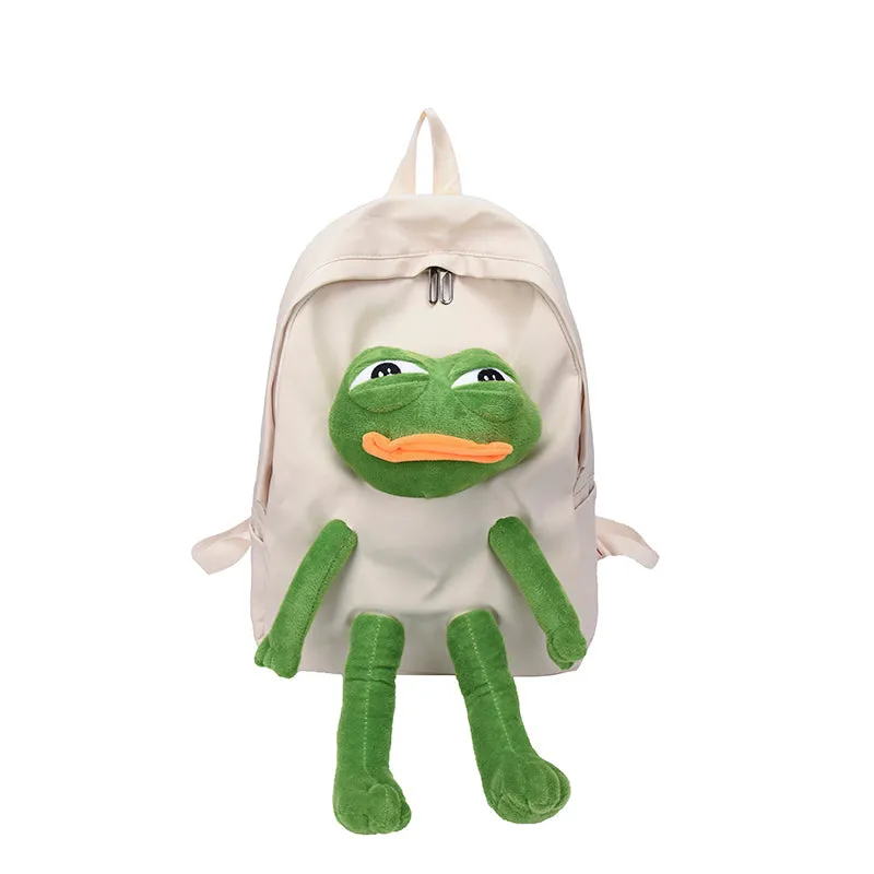 Funny Ugly Moe Cute Student Backpack