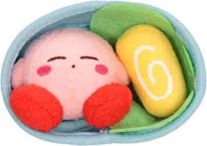 Furyu Kirby Diary Obento Plush Toy - Kirby Blue ver.- 3.94-inch Soft Plush with Warp Star Bento Design -Cute Collectible Plush for Fans & Gamers
