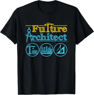 Future Architect Architecture Lover Boys Girls Kids T-Shirt