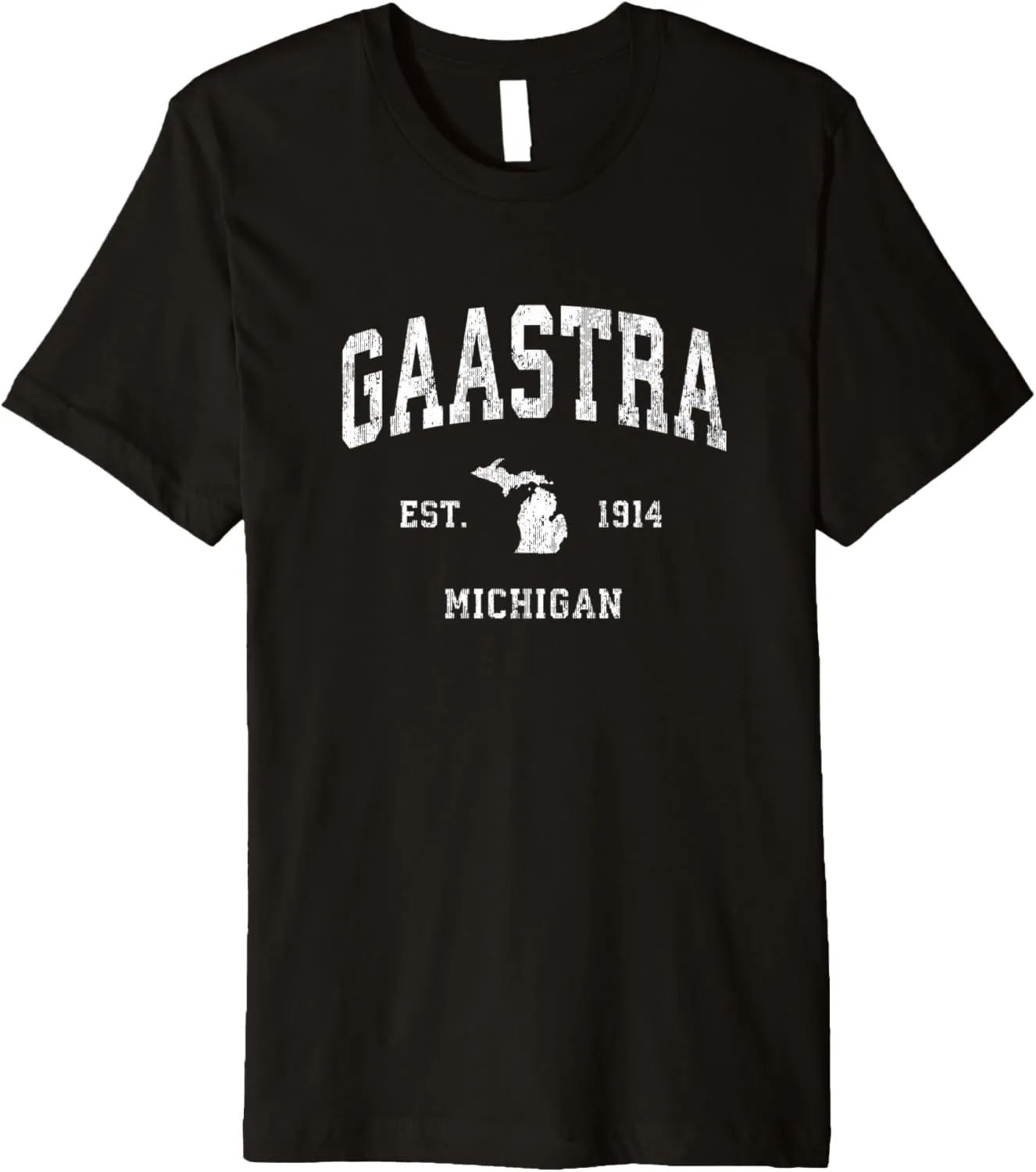 Gaastra Michigan MI Vintage Athletic Sports Design Premium T-Shirt