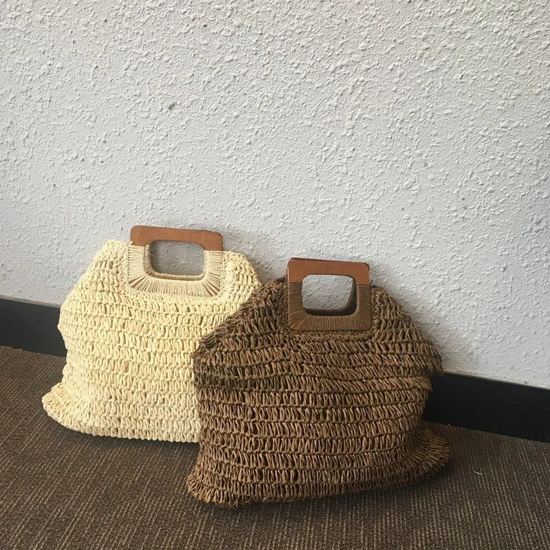 Galia Straw Handbag - Beach Bag