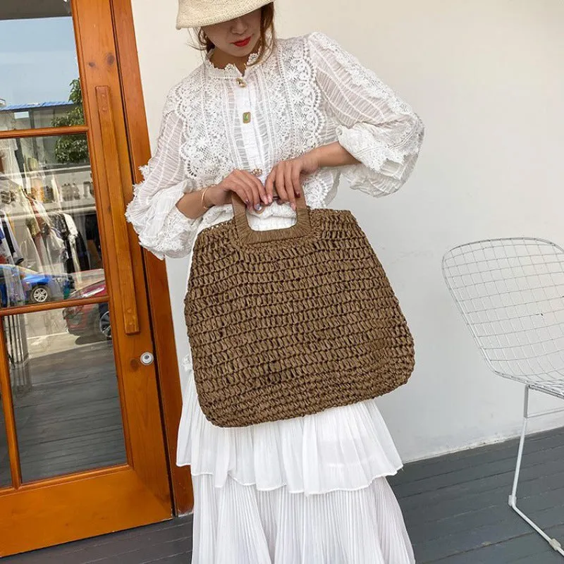 Galia Straw Handbag - Beach Bag