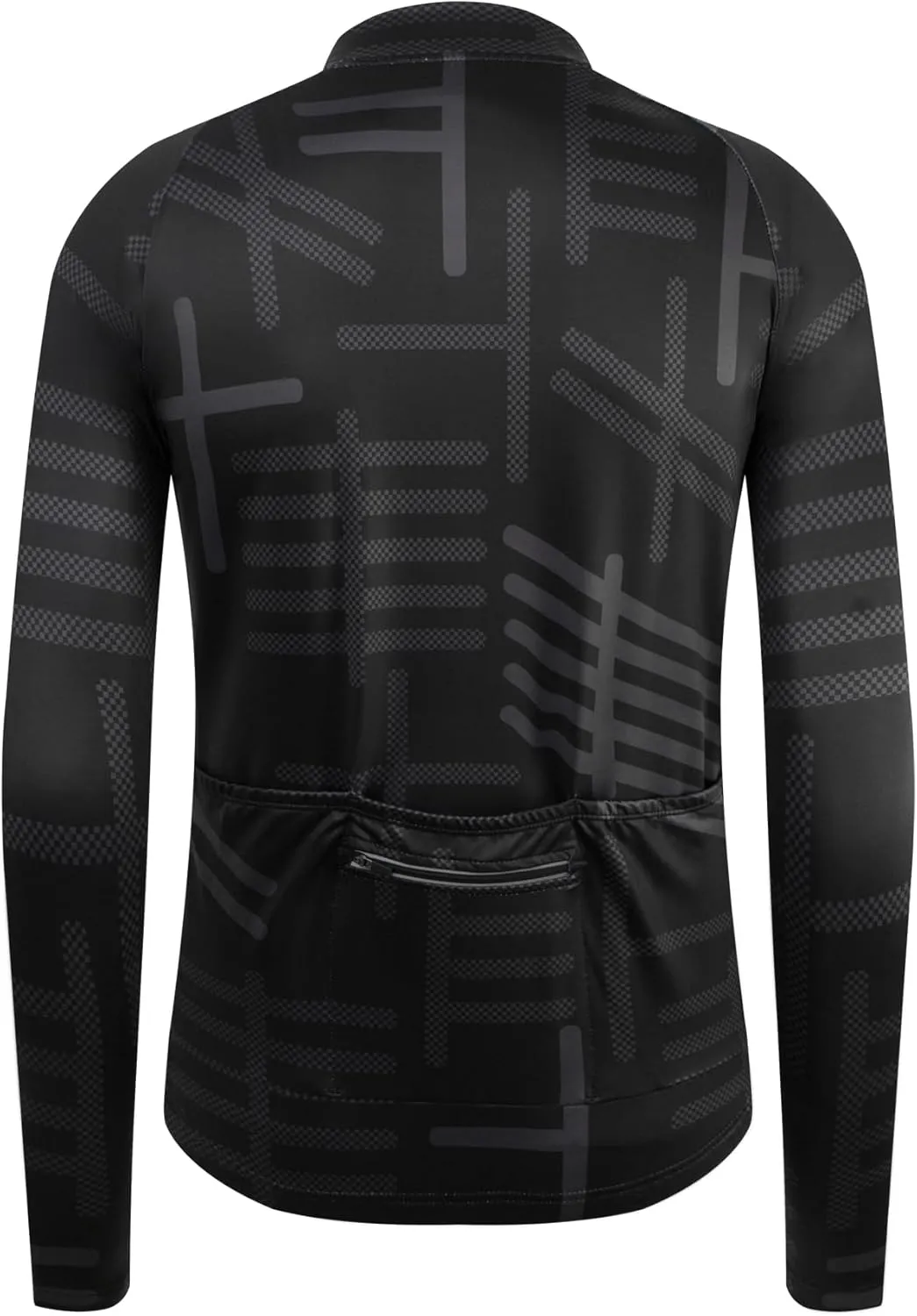 GCRFL Men's Cycling Jersey Long Sleeve Biking Shirt with 3 1 Zipper Pocket Breathable Quick Dry Bicycle Jersey