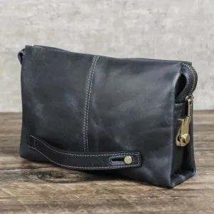Genuine Leather Men's Clutch Bag