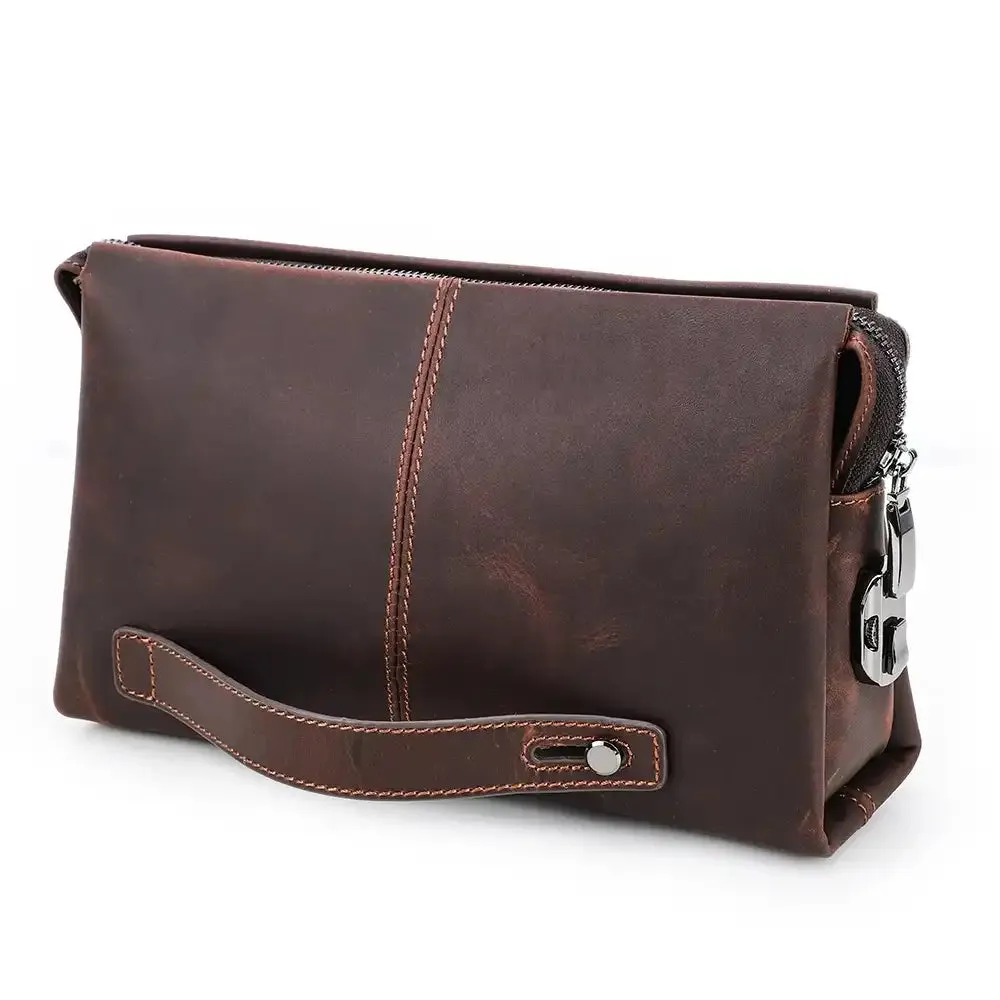 Genuine Leather Men's Clutch Bag