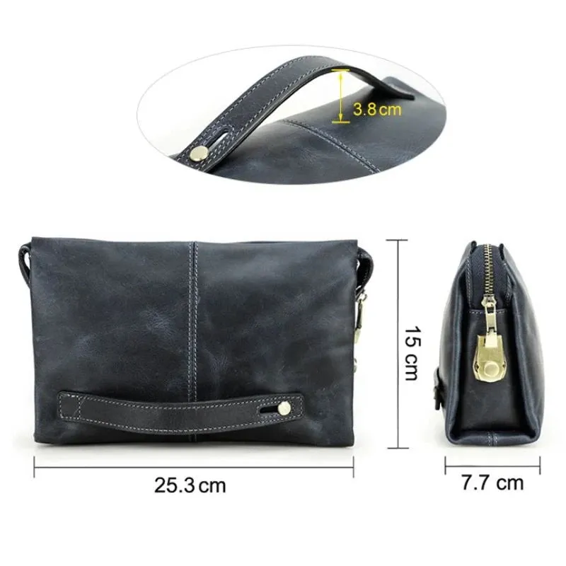 Genuine Leather Men's Clutch Bag