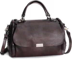 Genuine Leather Purses and Handbags for Women Vintage Handmade Leather Top Handle Shoulder Bag Crossbody Satchel Purse