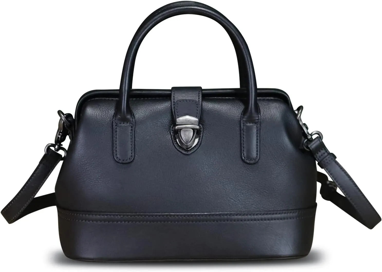 Genuine Leather Purses and Handbags for Women Vintage Handmade Real Leather Shoulder Bag Crossbody Satchel Purse with Strap