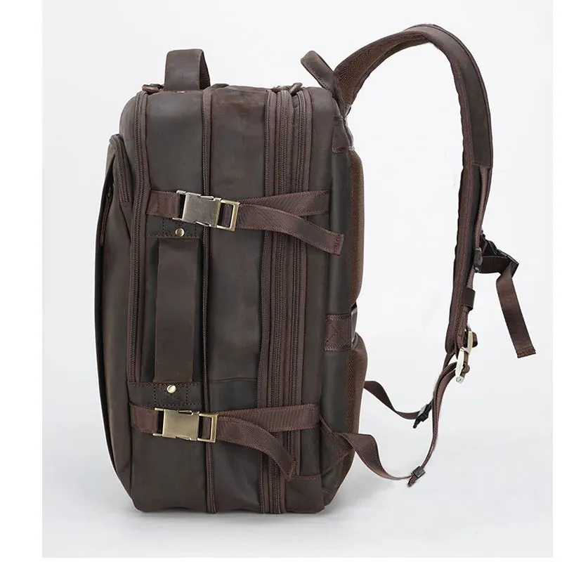 Genuine Leather Travel Backpack