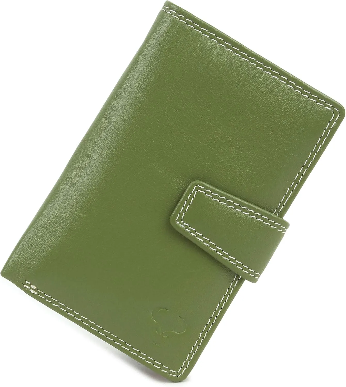Genuine Leather Wallet for Women - RFID Blocking Ladies Wallet - Multi Coloured Purse (LW108)