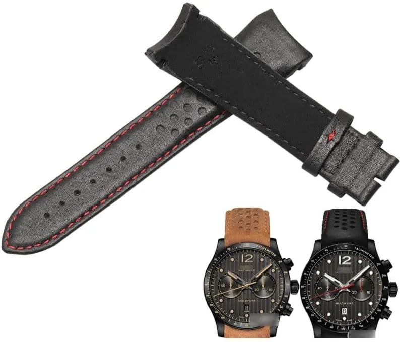 Genuine Leather Watch Strap For Mido Ocean Star Explorer M025.627 Genuine Leather Watch band