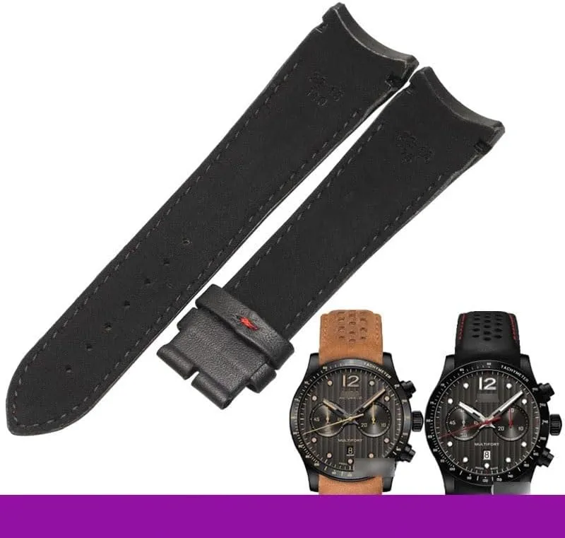 Genuine Leather Watch Strap For Mido Ocean Star Explorer M025.627 Genuine Leather Watch band