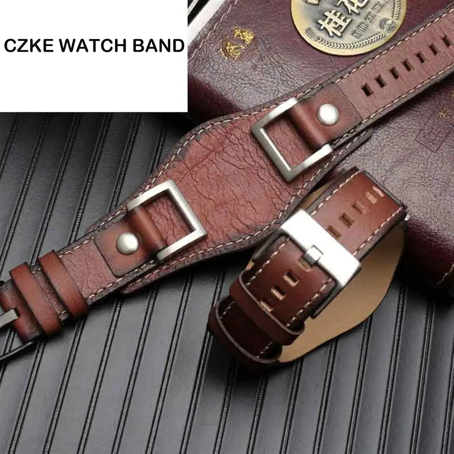 Genuine leather watchbands For Fossil JR1157 watch band accessories Vintage style strap with high quantity Stainless steel joint 24mm