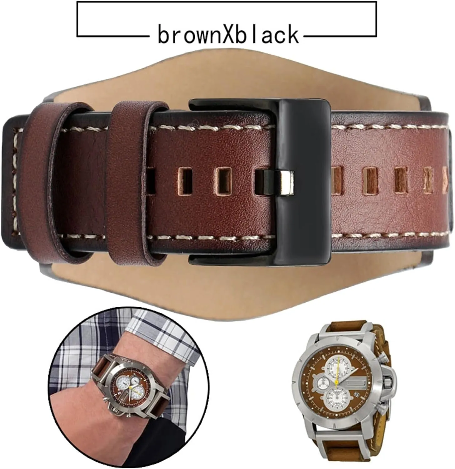 Genuine leather watchbands For Fossil JR1157 watch band accessories Vintage style strap with high quantity Stainless steel joint 24mm