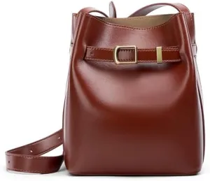 Genuine Leather Women's Bag Top Layer Cowhide Women's Crossbody Bag Purse