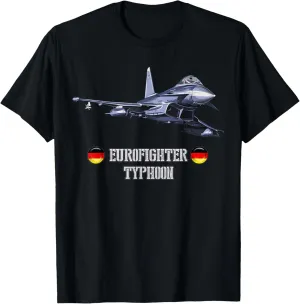 German Figher Aircraft Eurofighter Typhoon T-Shirt