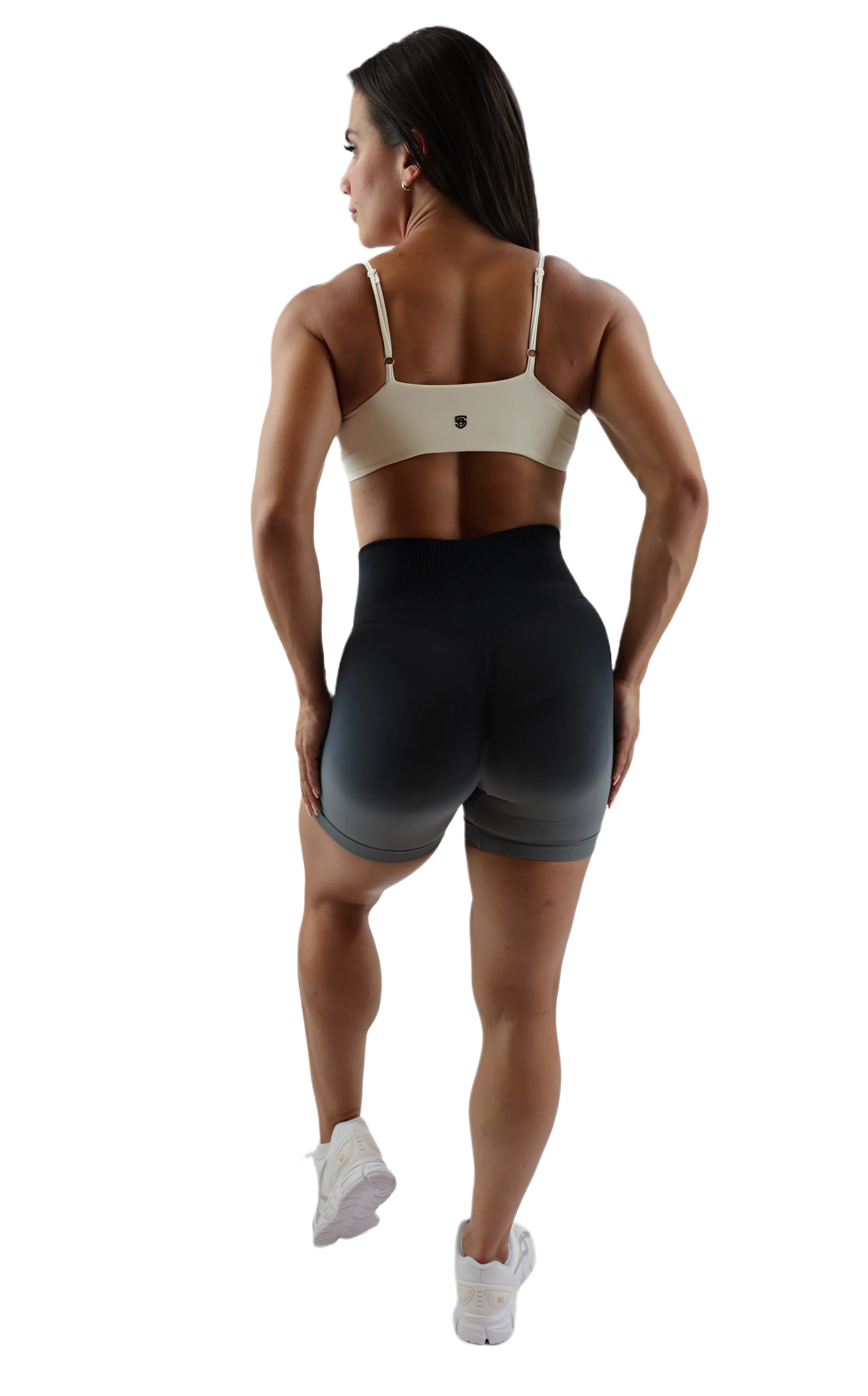 Gradient Glow Scrunch Shorts