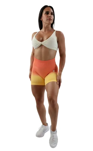 Gradient Glow Scrunch Shorts