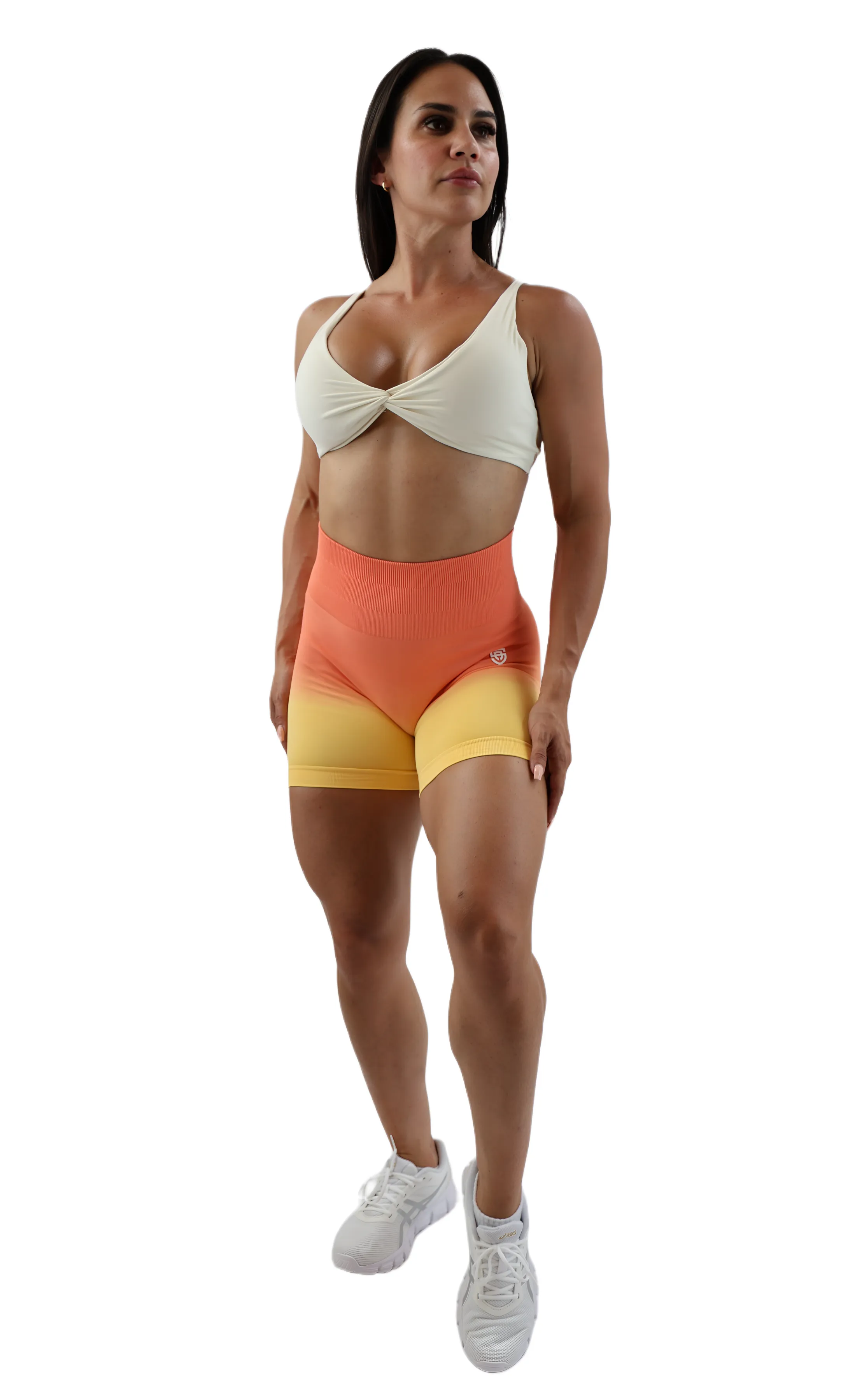 Gradient Glow Scrunch Shorts