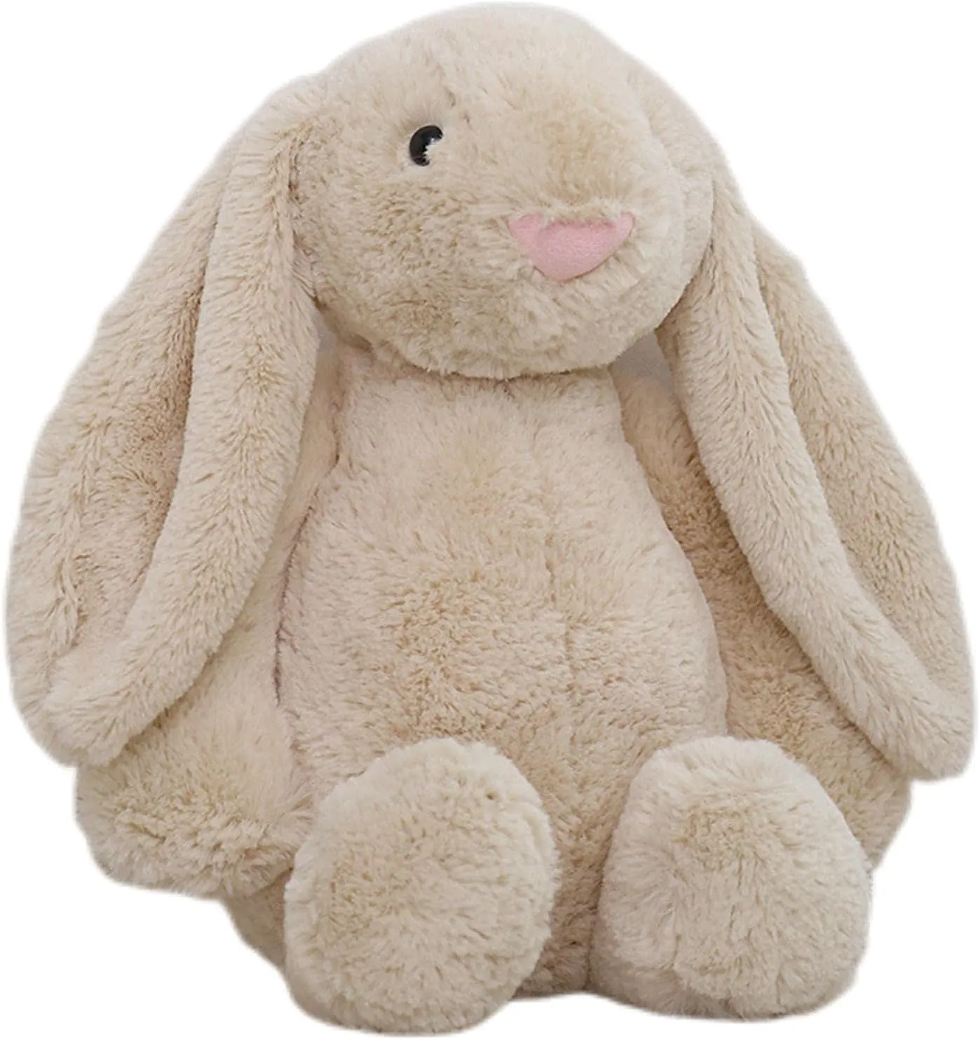 Grey Bunny Stuffed Animal - Soft Plush Bunny Rabbit Toy, Huggable & Adorable Gift for Kids, Girls & Boys (Bonnie Rabbit Grey 15.8 inch)
