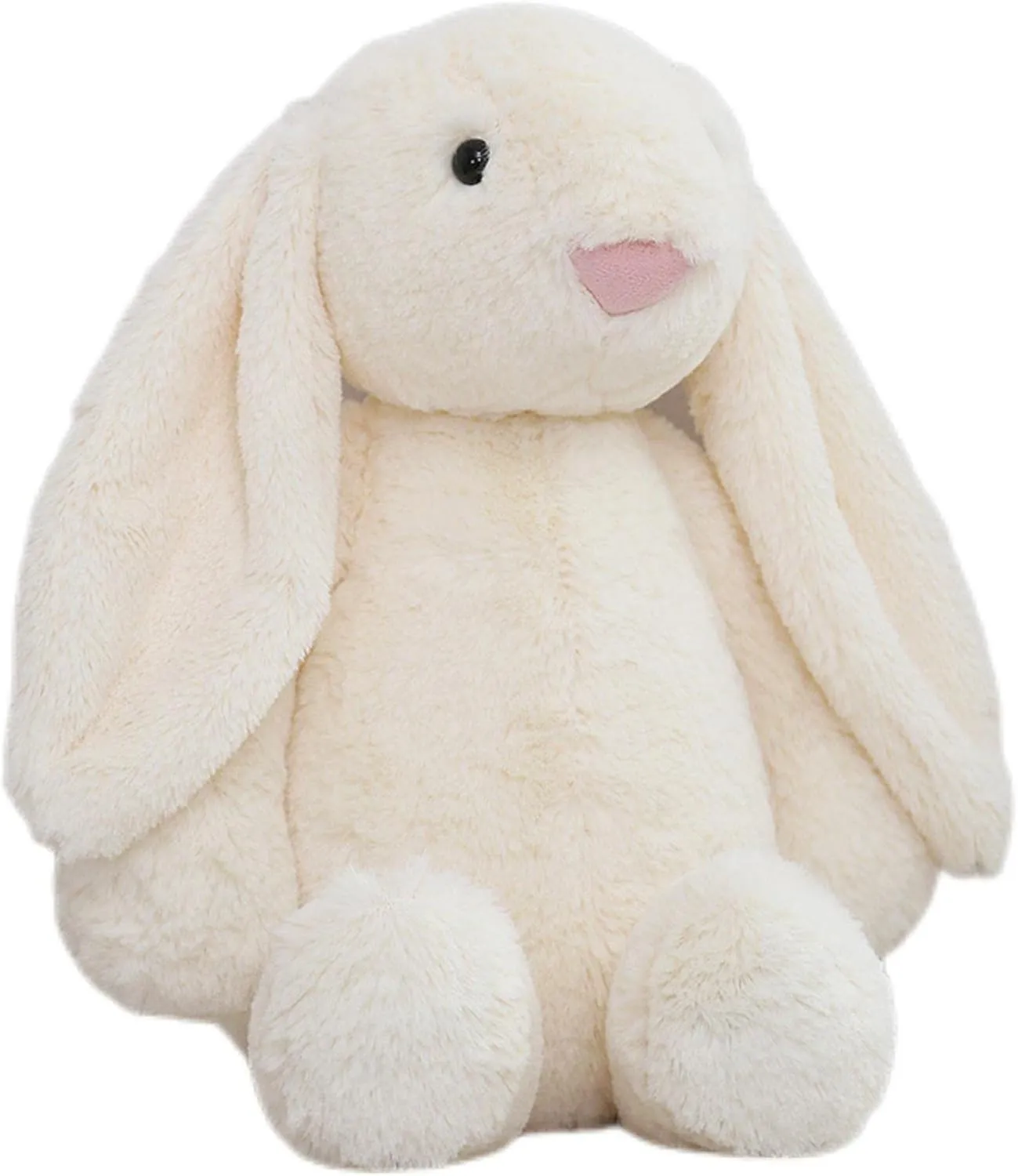Grey Bunny Stuffed Animal - Soft Plush Bunny Rabbit Toy, Huggable & Adorable Gift for Kids, Girls & Boys (Bonnie Rabbit Grey 15.8 inch)