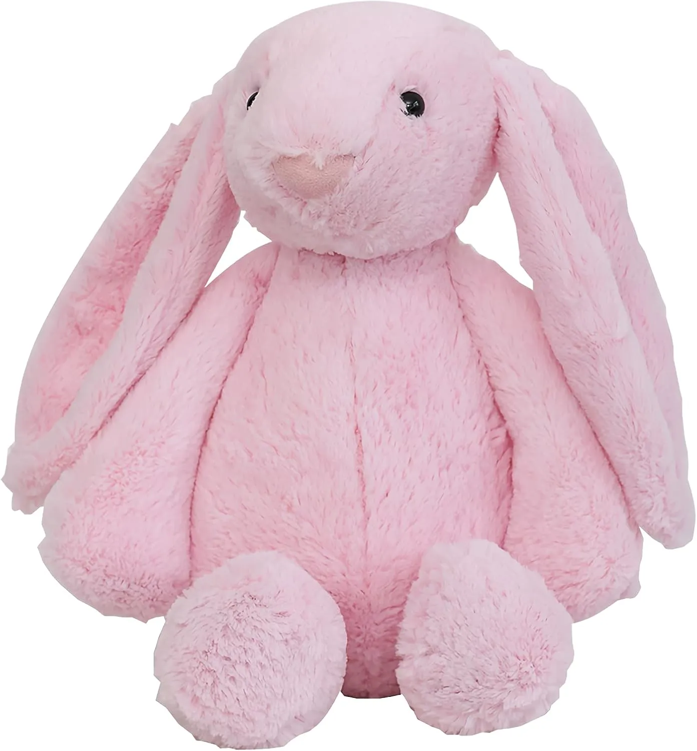Grey Bunny Stuffed Animal - Soft Plush Bunny Rabbit Toy, Huggable & Adorable Gift for Kids, Girls & Boys (Bonnie Rabbit Grey 15.8 inch)