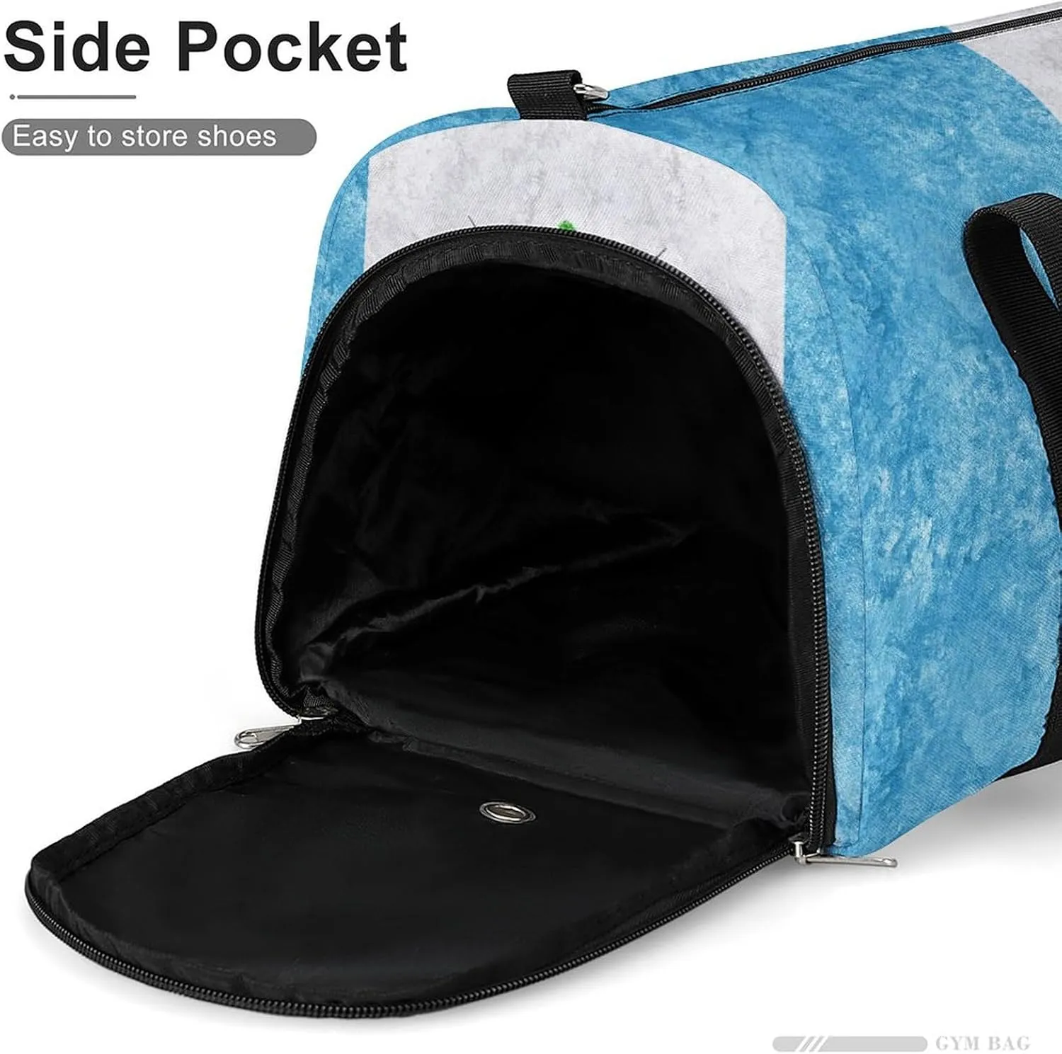 Guatemala Flag Textured Duffel Bag with Shoe Compartment and Wet Pocket Gym Weekender