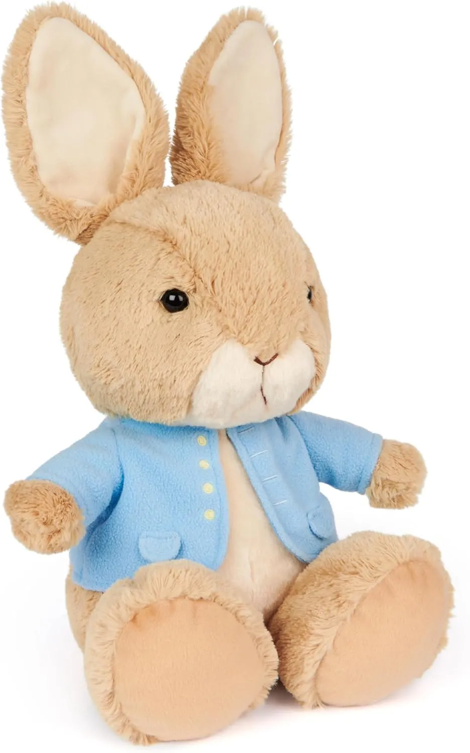 GUND Beatrix Potter Peter Rabbit Silly Pawz Plush, Easter Bunny Stuffed Animal for Ages 1 and Up, Brown/Blue, 11”