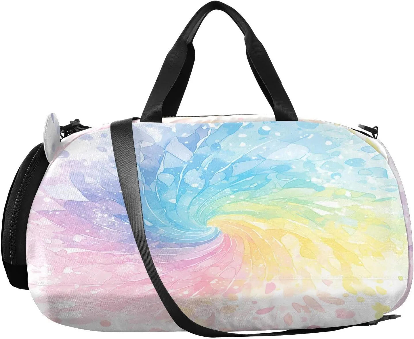 GuoChe Anti Theft Crossbody Bag with Shoes Compartment Trendy Over Shoulder Purse for Go shopping