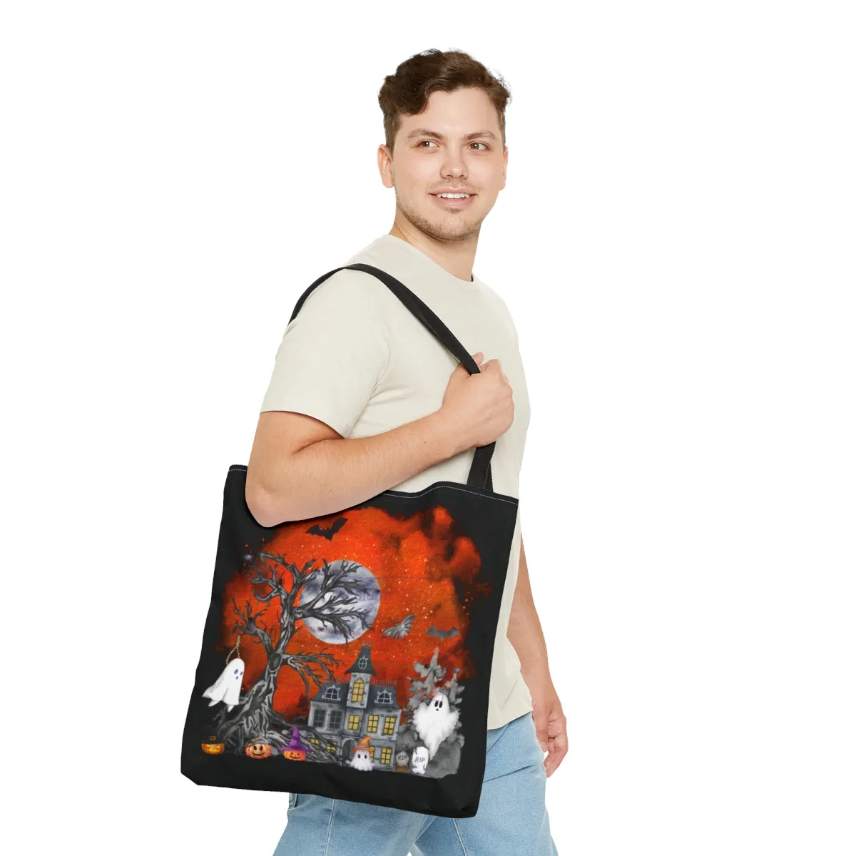 Halloween|Tote Bag  |Black