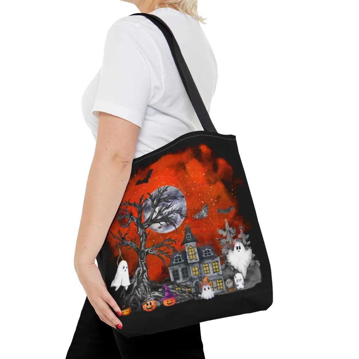 Halloween|Tote Bag  |Black