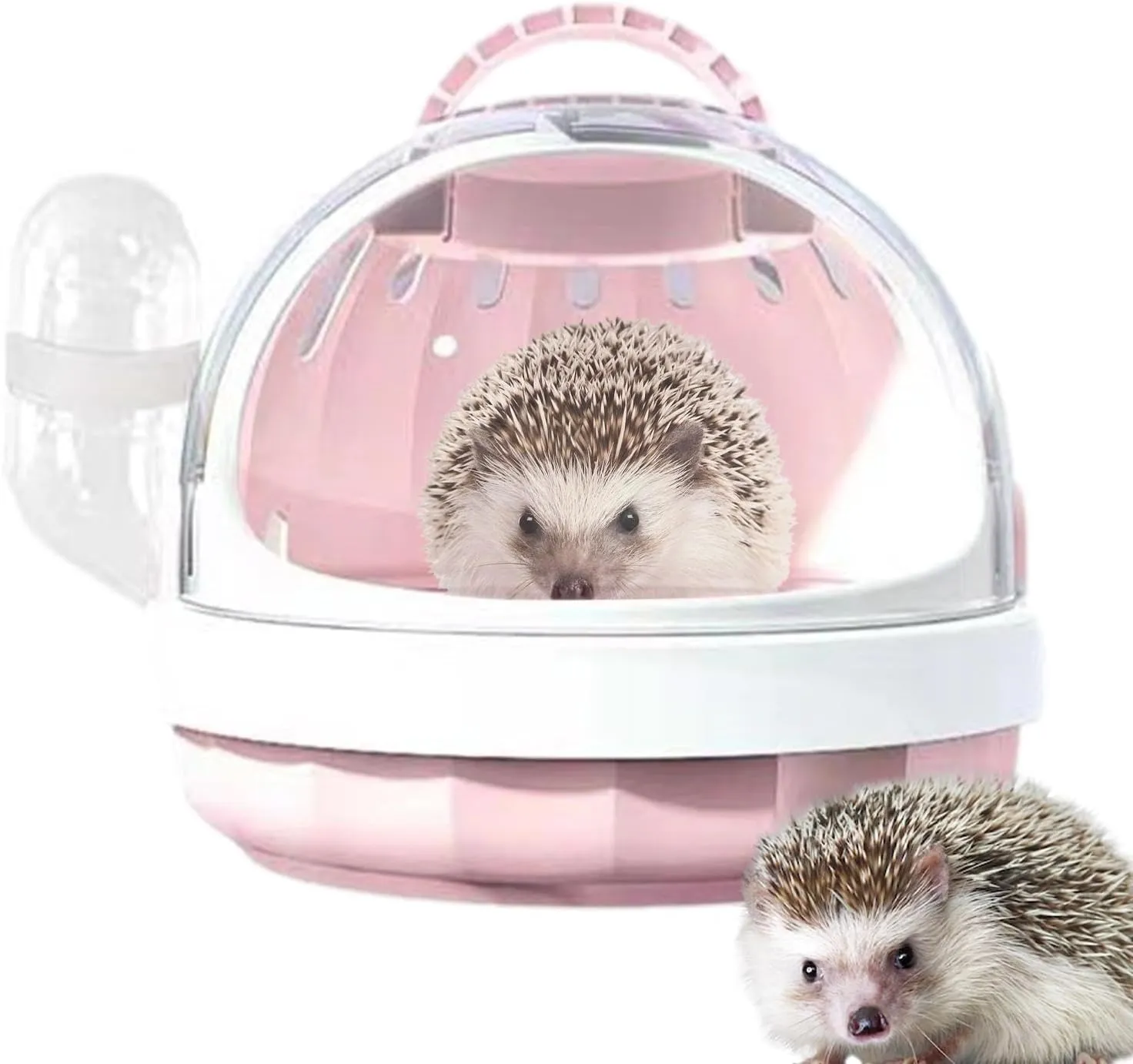 Hamster Carrier Bag | Small Animal Carriers Pet Carrier Bag - Panoramic Bag Guinea Pig Travel Carrier with Detachable Water Bottle for Hamster,