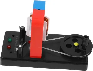 Hand Generator for School Experiments Portable Physical Electricity Apparatus Easy Assembly Lightweight Design for Students for Stem Education Practical Learning