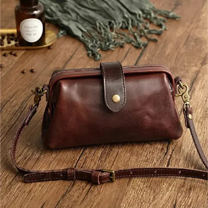 Handmade Retro Leather Shoulder Bag