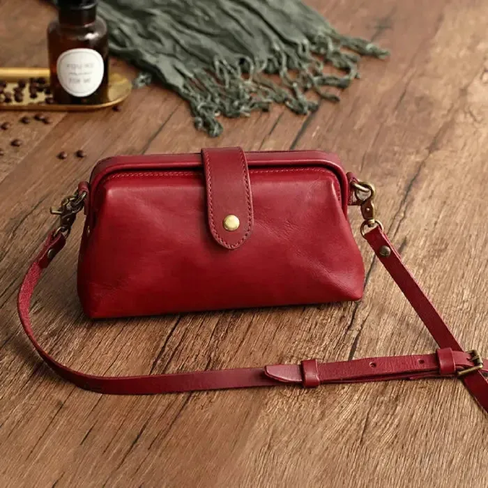 Handmade Retro Leather Shoulder Bag