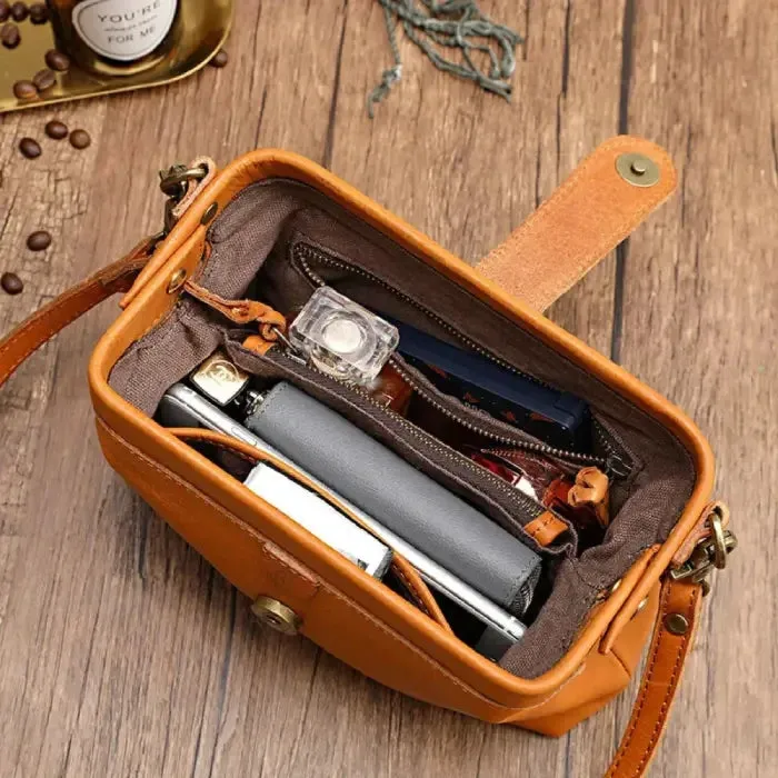 Handmade Retro Leather Shoulder Bag