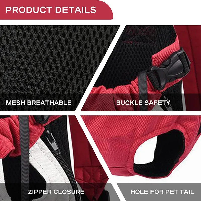 Hands Free Breathable Dog Backpack