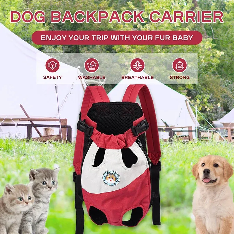 Hands Free Breathable Dog Backpack